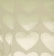 Plain Silver Heart Shaped Envelope Seals